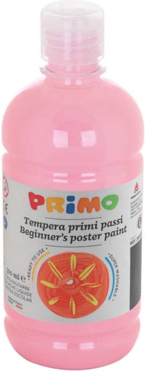 Primo Plakkaatverf Tempera 500 Ml Roze