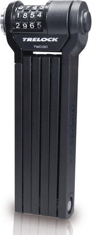 Vouwslot Trelock FS 360/85 Code - Zwart