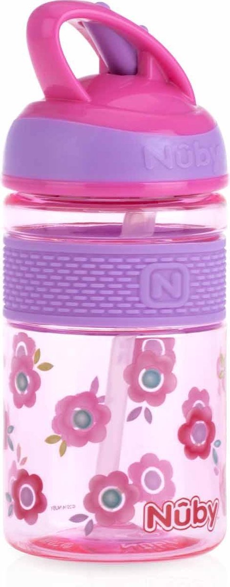 Nûby - Drinkbeker met Harde Tuit uit Tritan™ - 360ml - Roze - 3jaar+