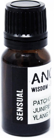 Sensual etherische olie - 10 ml - Patchouli - Jeneverbes - Ylang Ylang - puur natuur - EU gecertificeerd - Stress - Romantiek