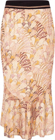 Tramontana | Rok met Art Deco Print | Print Whites | Maat M | Dames Rokken