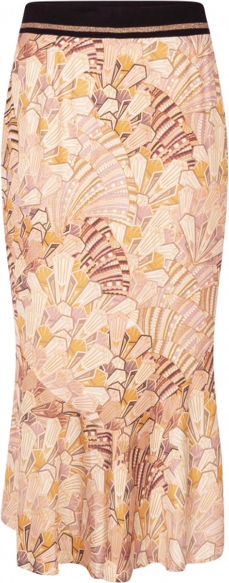 Tramontana | Rok met Art Deco Print | Print Whites | Maat M | Dames Rokken