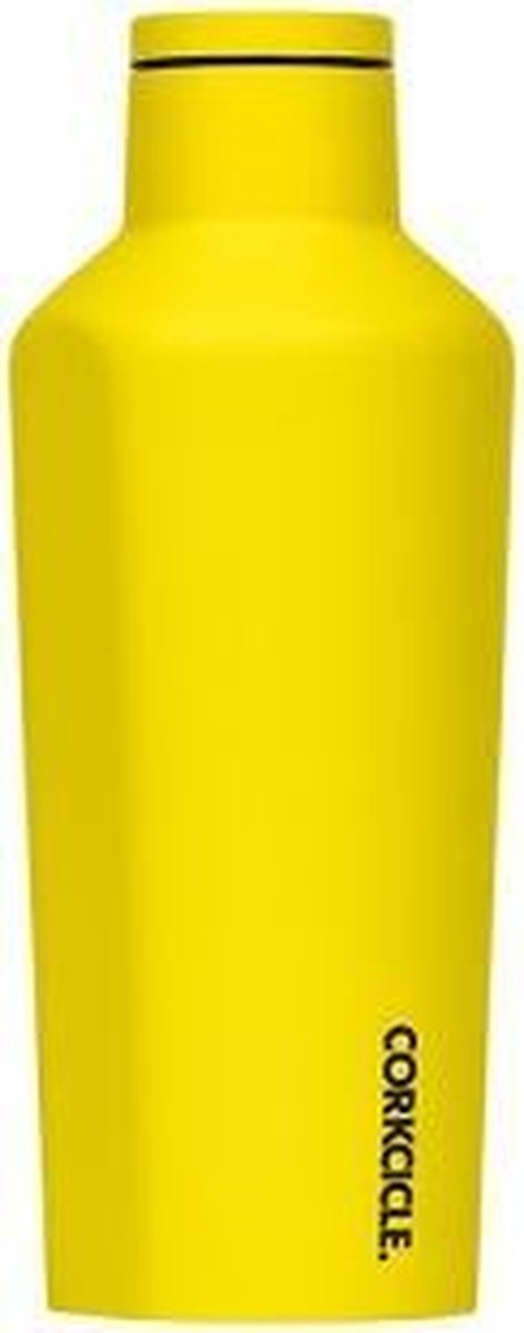 CORKCIRCLE 270ML Canteen- Neon Lights -  Thermosfles Neon Yellow