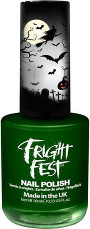 Halloween/horror groene nagellak 10 ml - Make-up en schmink verkleedaccessoires feestartikelen