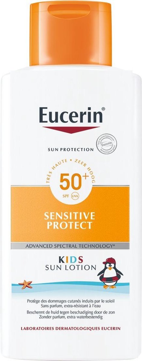 Eucerin Sun Sensitive Protect Kids Lotion SPF 50+ - Zonnebrand - 400 ml