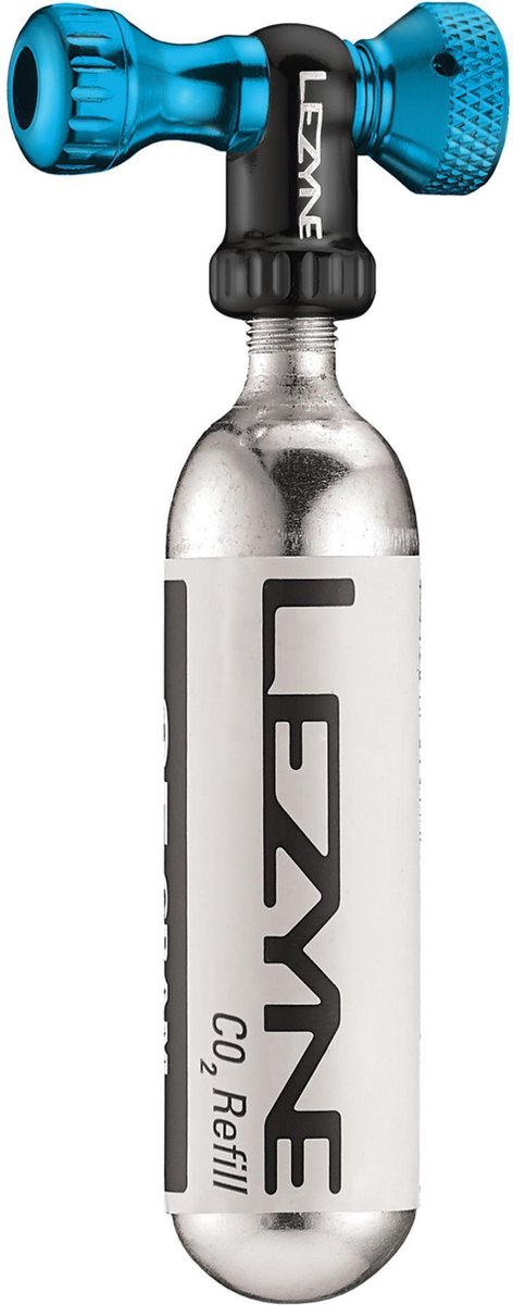 Lezyne Control Drive CO2 - CO2 pomp - 16 Gram Cartridge - Blauw
