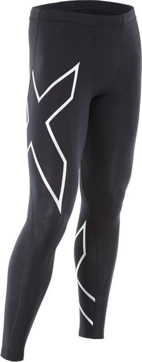 2xu Compressietight Core Heren Nylon/lycra Zwart/zilver Maat L