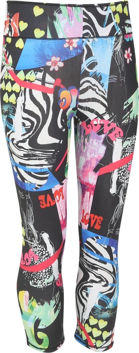 Sportlegging met hippieprint
