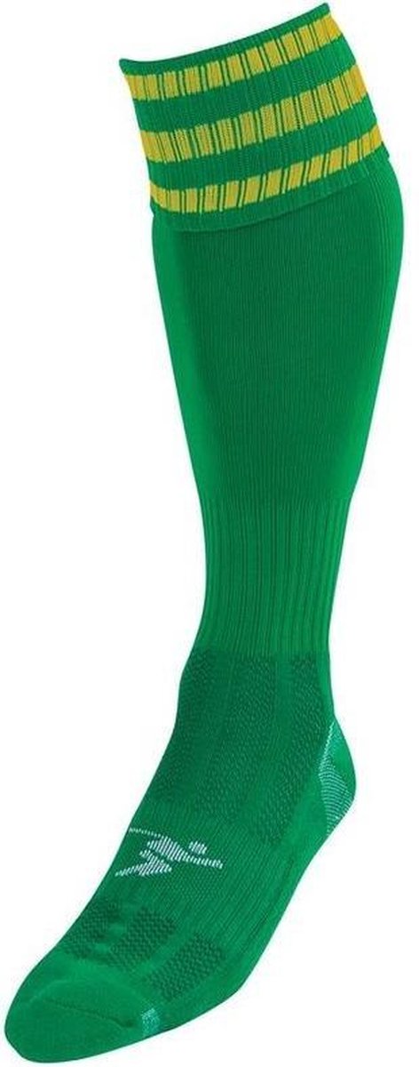 Precision Voetbalsokken Pro Unisex Nylon Groen/geel Maat 40-44