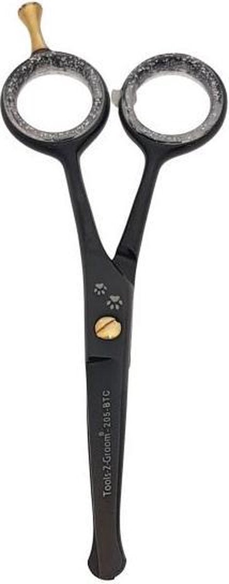 Tools-2-groom black edge potenschaar gebogen 205-btc 12
