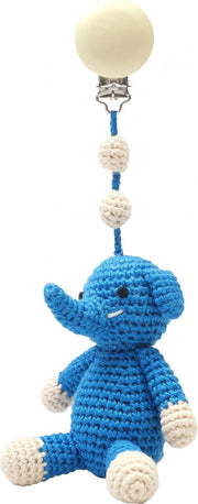 Naturezoo Kinderwagenhanger Olifant 20 Cm Blauw