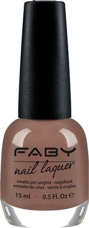 Faby Nagellak Footprints On The Beach Dames 15 Ml Vegan Taupe
