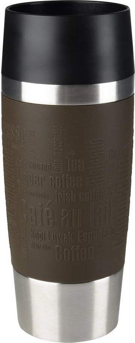Emsa Vacuum Travel Mug Insulated Drinking Cup with Quick Press Closure