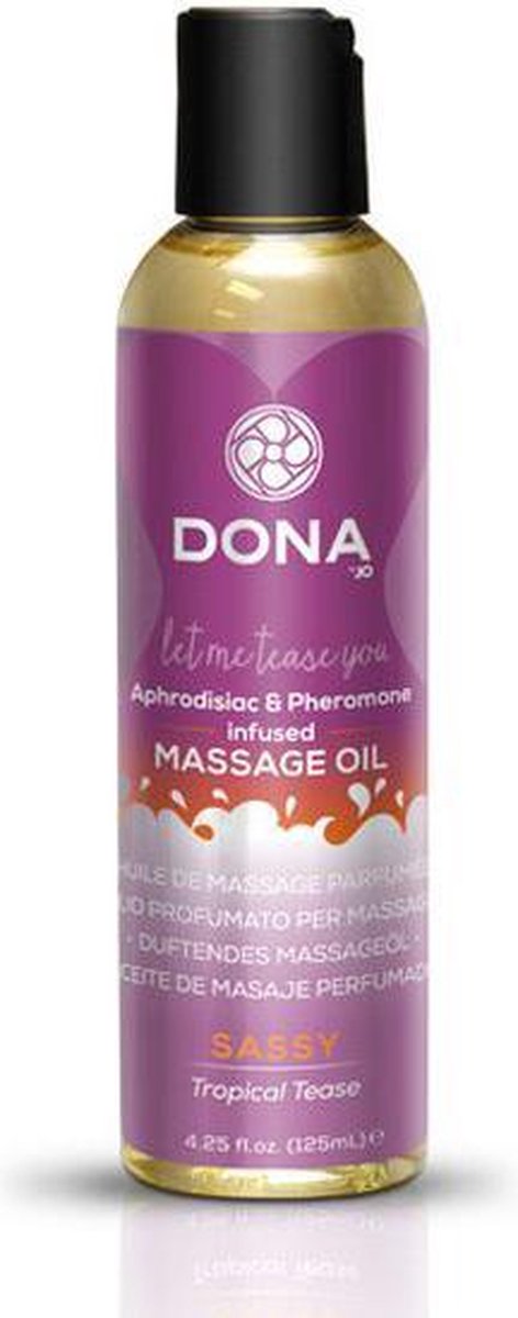 Massage Olie Geparfumeerde Tropische Tease 110 ml