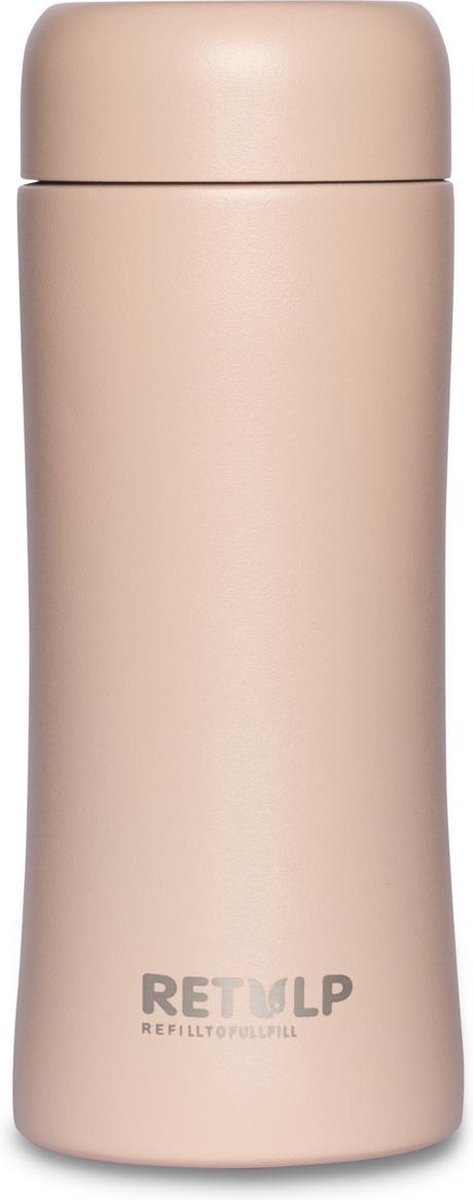 Retulp Tumbler - Thermosfles  - 300ML - Champagne Pink - Thermosbeker Roze