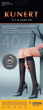 Kunert Fly & Care 40 kniekous  Kleur: graphit  Maat: 35-38
