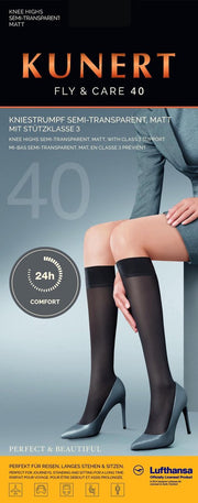 Kunert Fly & Care 40 kniekous  Kleur: graphit  Maat: 39-42