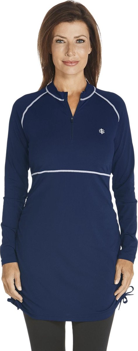 Coolibar UV tuniek Dames - Donkerblauw - Maat 38