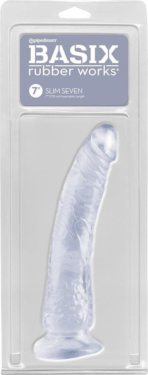Slim Seven - Clear - Realistic Dildos -