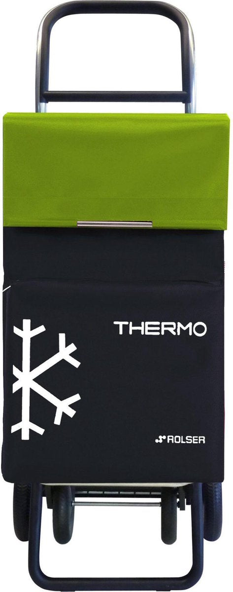 Rolser Boodschappentrolley 4 Wielen - Thermo Fresh MF - 4.2 - Zwart/Lima