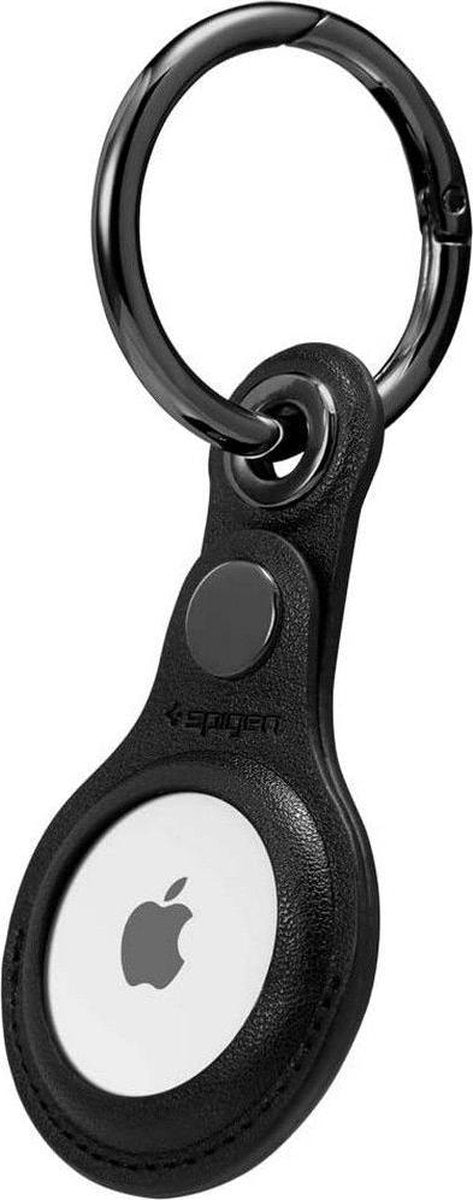Spigen Valentinus Apple AirTag Hoesje Sleutelhanger Houder Zwart