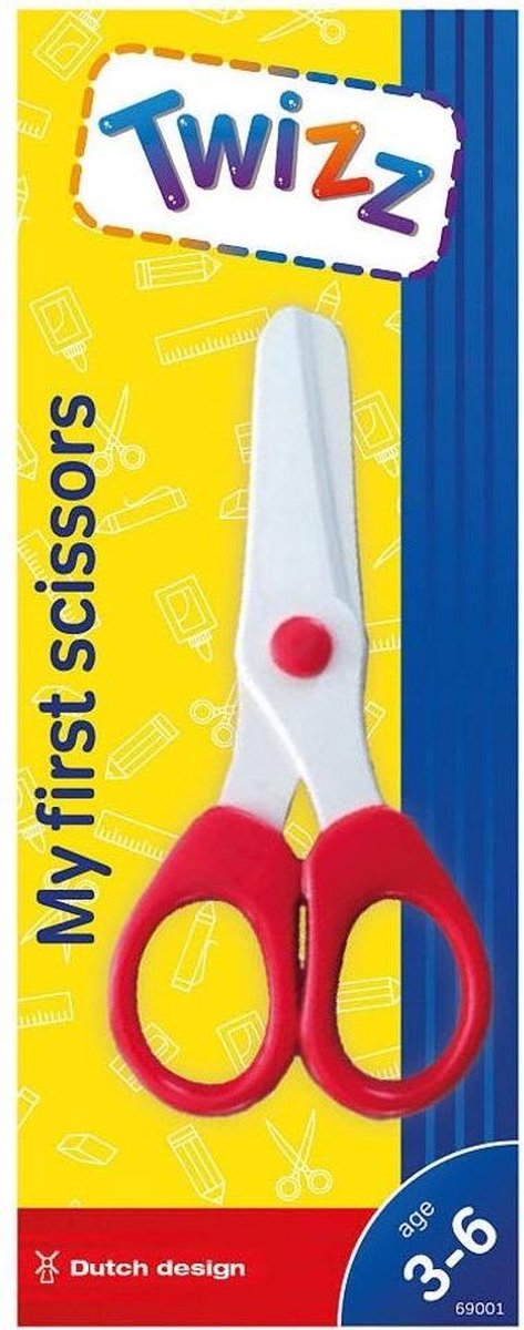 Twizz Schaar My First Junior Rvs Rood