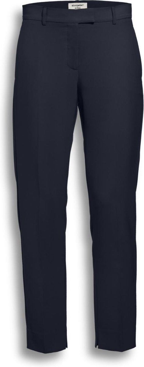 Beaumont Crepe Chino - Broek - Dames - Navy - 36