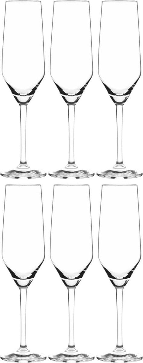Champagneglazen 270ml - set 6 stuks