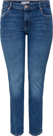 Only Carmakoma Carveva Broek Regular Blauw Maat 48/32
