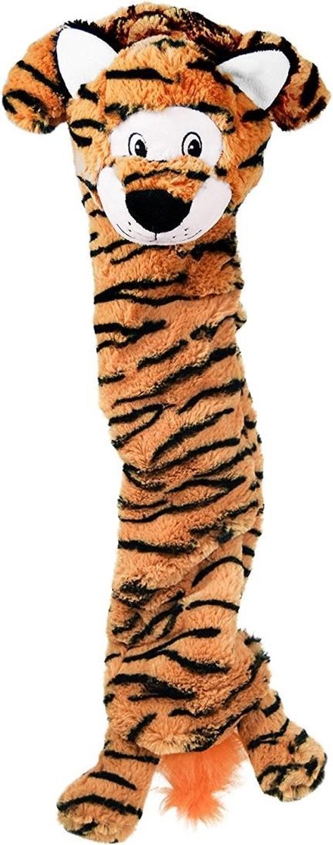 Kong Stretchezz Jumbo Tijger - Hondenspeelgoed - 58 x 30 x 10 cm