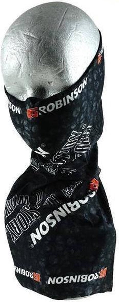 Mondkap - Shawl - Col - Antibacterial effect - Robinson - zwart - Ook als mondkap te gebruiken