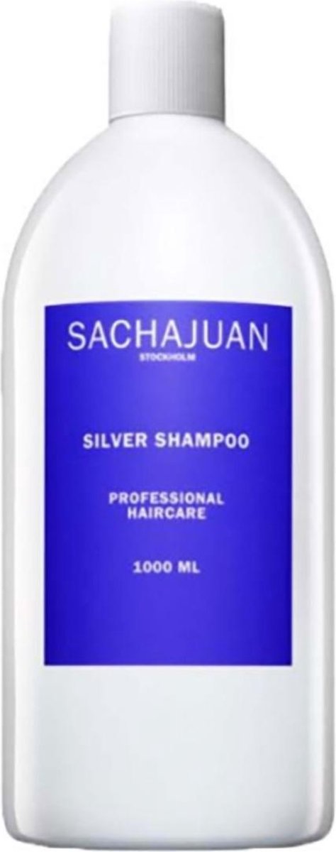 SachaJuan Silver Shampoo 1000ml - Zilvershampoo vrouwen - Voor