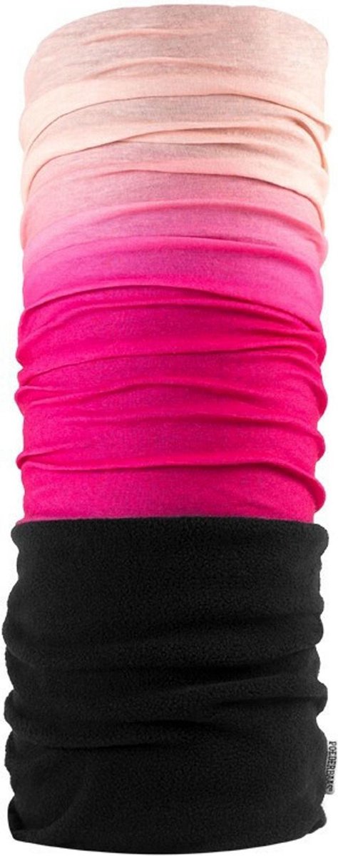 Poederbaas Nekwarmer - Vrouwen - roze/licht roze/zwart