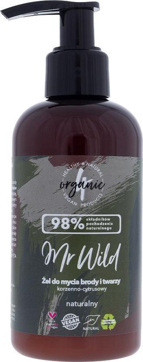 Mr Wild żel do mycia brody i twarzy korzenno-cytrusowy 200ml