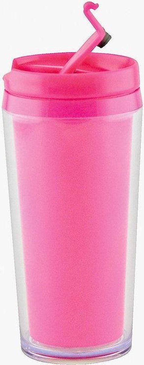 Zak!Designs -  Hot Beverage Drinkbeker - Dubbelwandig - Raspberry
