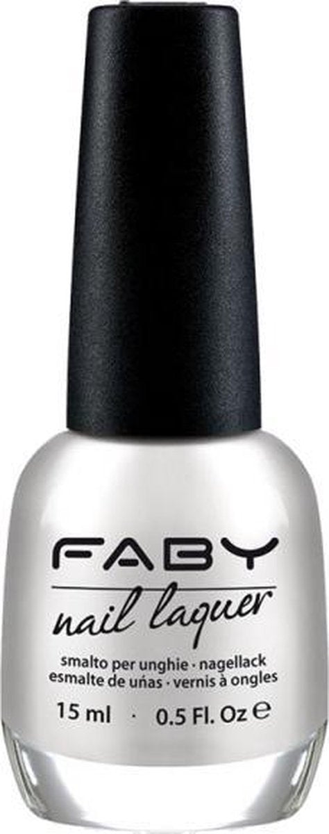 Faby Nagellak Lightnings On The Ice 15 Ml Vegan Zilver