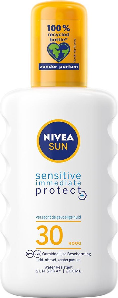 NIVEA SUN Sensitive Immediate Protect Zonnespray SPF 30 - 200 ml