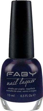 Faby Nagellak Ocean Boulevard Dames 15 Ml Vegan Donkerblauw