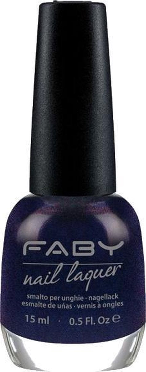 Faby Nagellak Ocean Boulevard Dames 15 Ml Vegan Donkerblauw