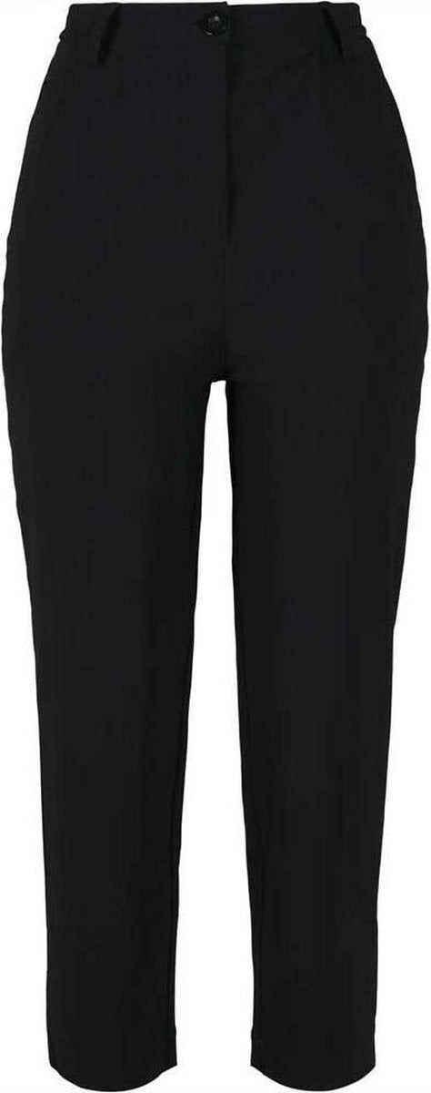 Urban Classics Broek -M- High Waist Cropped Zwart