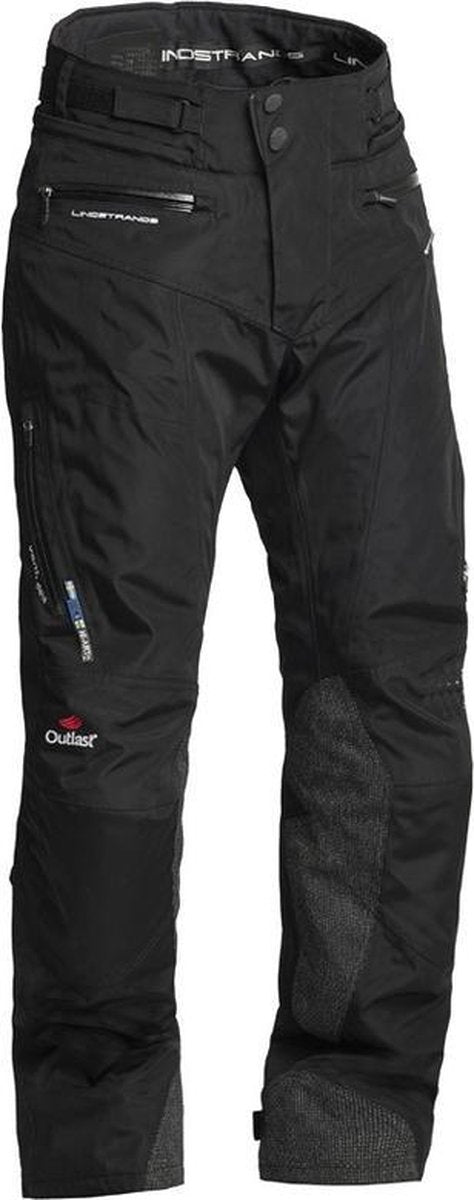 Lindstrands textiel motorbroek Lux zwart 48