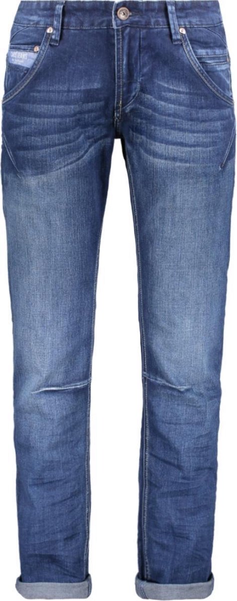 Cars Jeans - Heren Jeans - Regular Fit - Stretch - Lengte 34 - Loyd - Dark Used