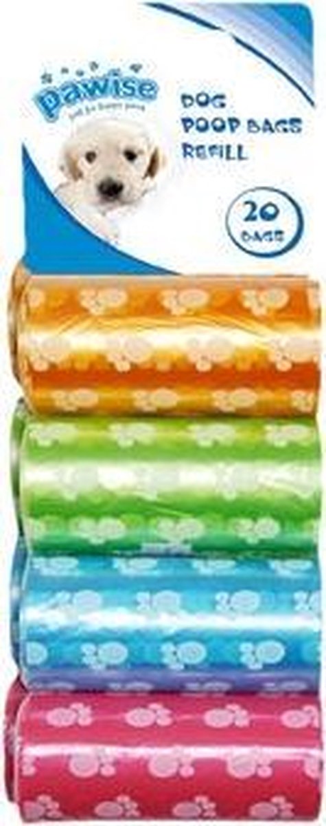 Poop Bags - refill - 8pack - 20pcs/roll