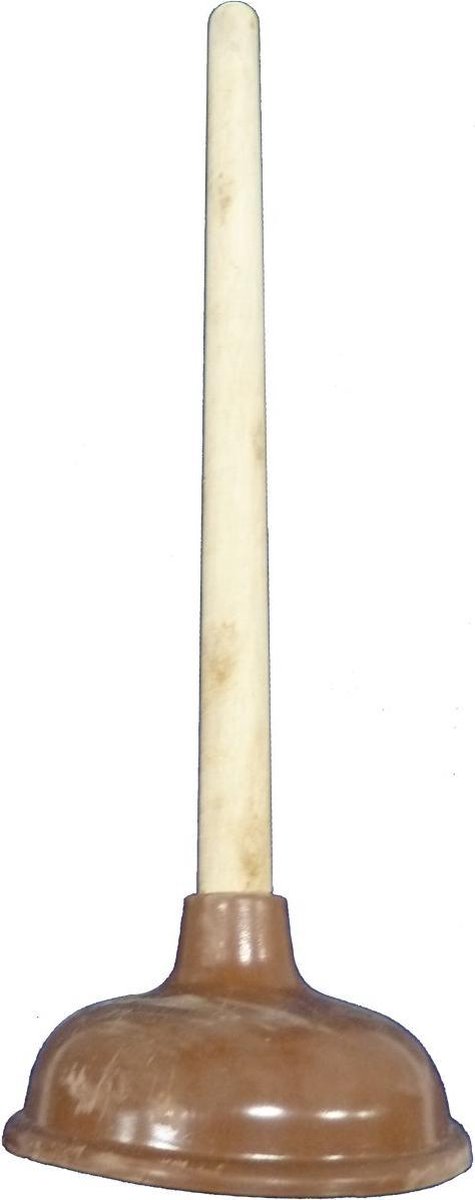 Gootsteenontstopper 50x13cm houten steel