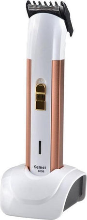 Kemei 800B - Trimmer - Baard trimmer - Anti-clip Systeem -  Wit grijs