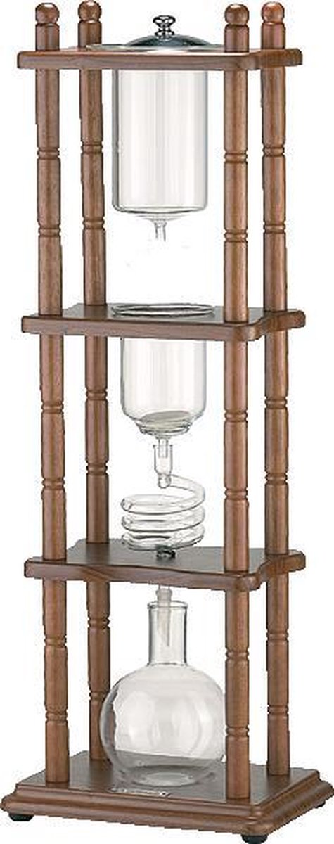 Klassieke Dutch Coffee maker / cold drip koffie toren - 750ml - rechthoekig model