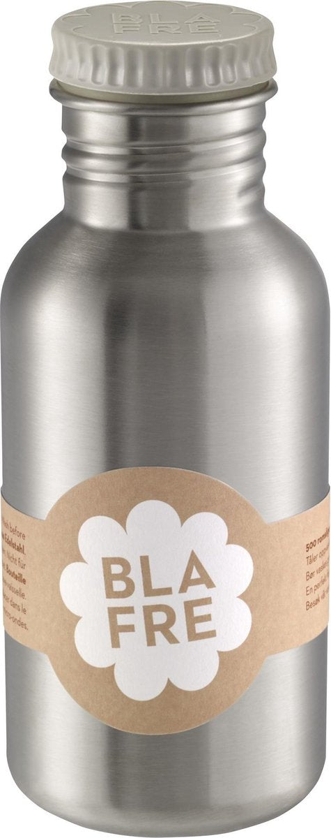 Stalen Drinkfles 500ml Grijs | Blafre