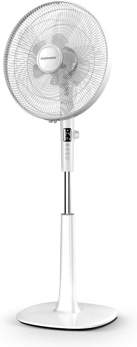 Thomson vloerventilator - dubbele bladen - THVEL470K - Wit