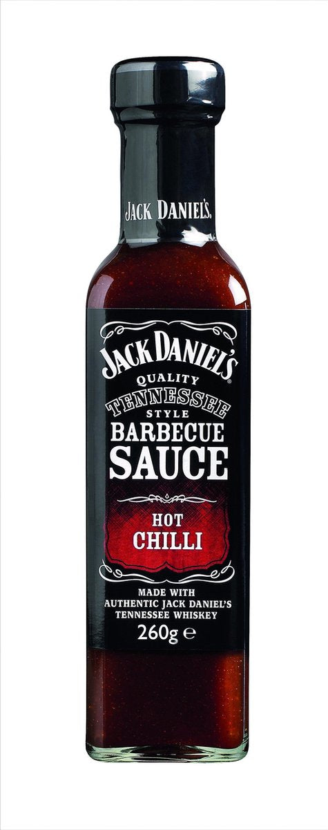 Jack Daniels BBQ Sauce Hot Chili  (8 x 260ml)