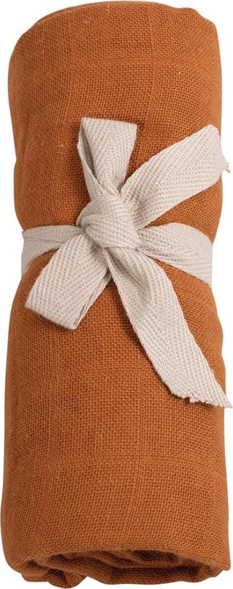 Filibabba - Tetra doek - Donkeroranje - One size